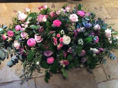 CASKET SPRAY OF THE SEASON