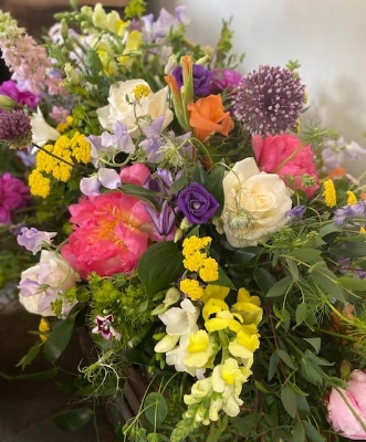 BUTTERFLY CASKET SPRAY