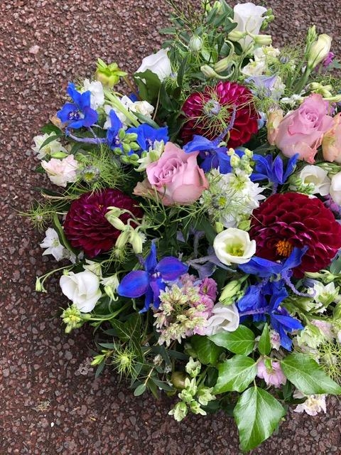 Funeral Posy ,  Florists choice