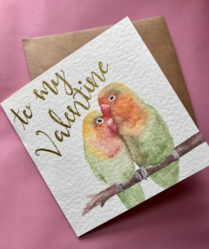 HANDMADE VALENTINES CARD