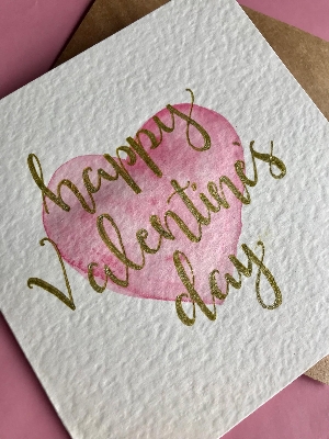 HANDMADE VALENTINES CARD