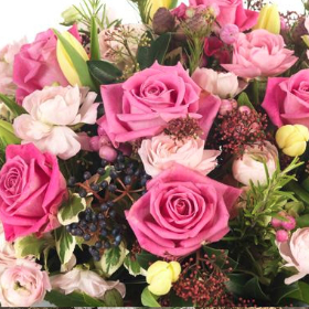 Funeral Posy ,  Florists choice