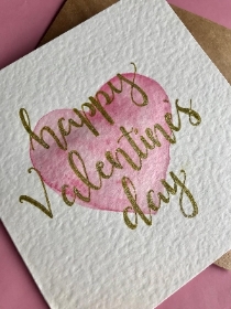 HANDMADE VALENTINES CARD