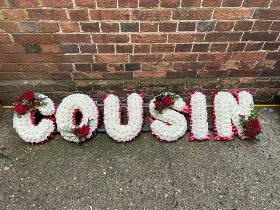 LETTERS  (massed white)